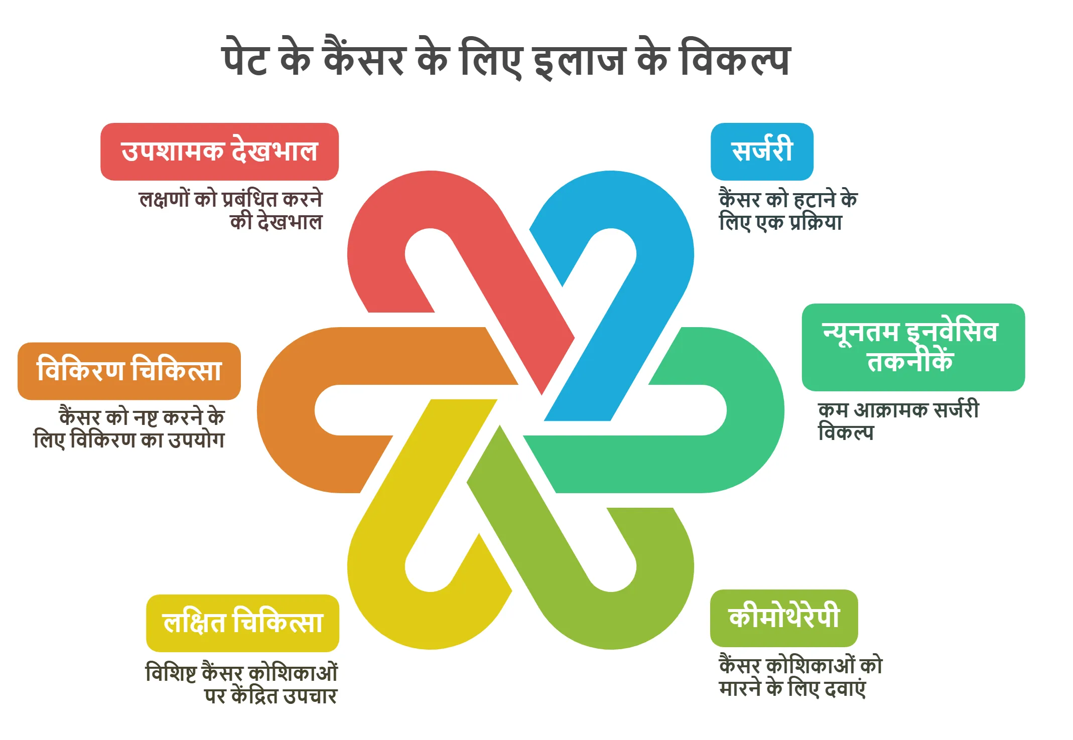 पेट के कैंसर के लिए इलाज के विकल्प