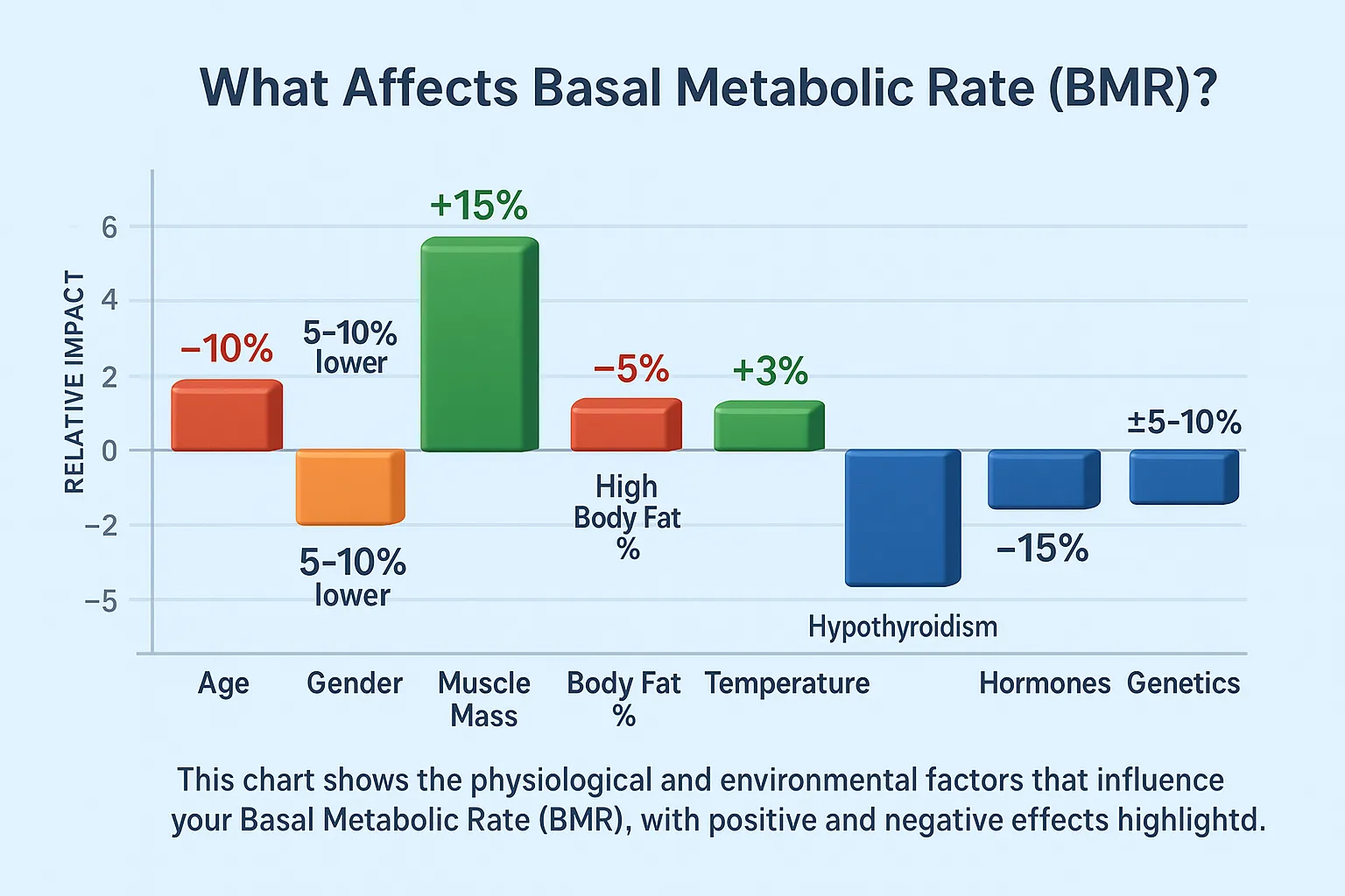 what affects basal metabolic rate