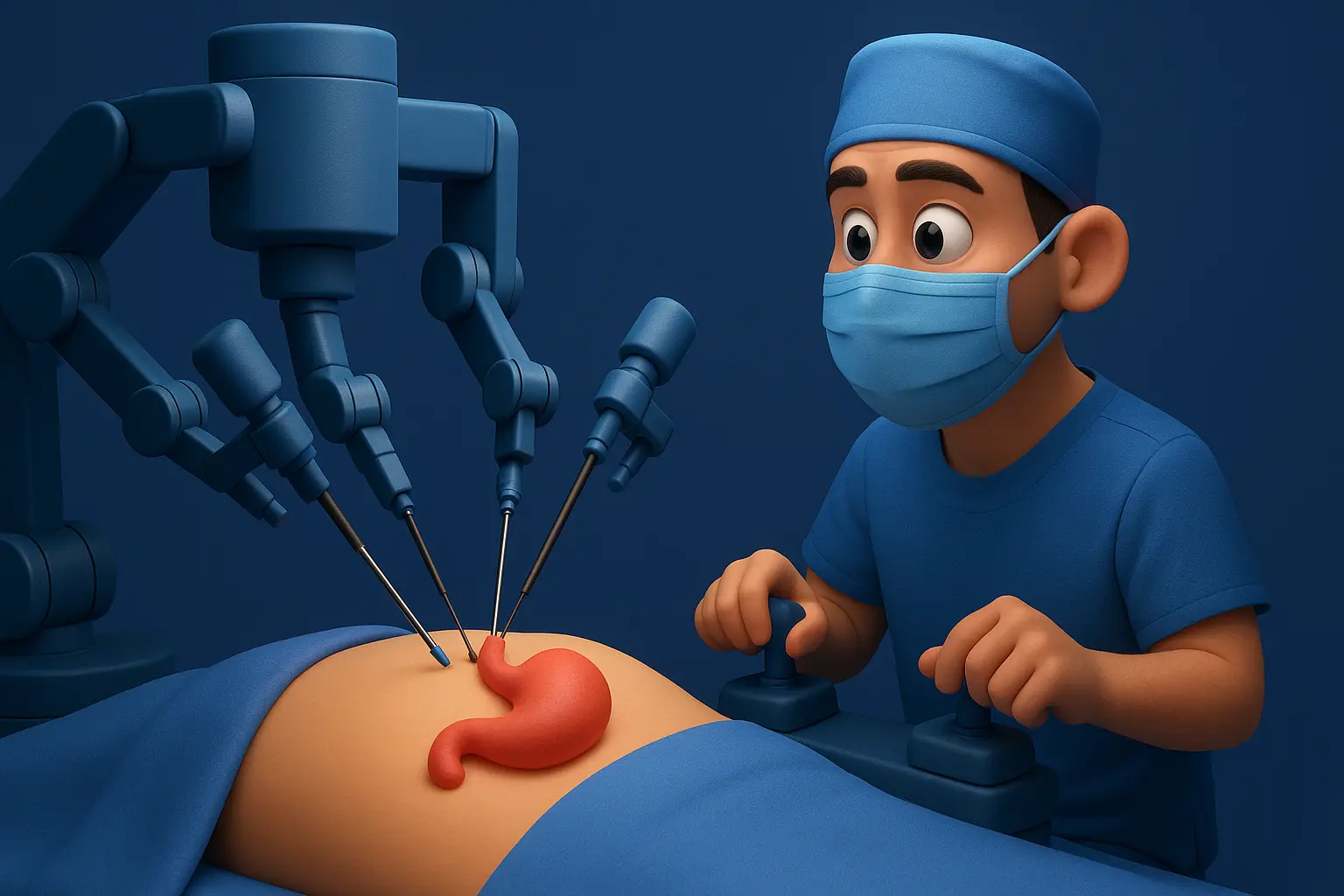 Robotic Surgery May Offer Faster Recovery for Stomach Cancer Patients