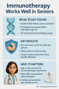 Effectiveness of nivolumab-based immunotherapy and prognostic stratification by the Meet-URO score in real-world older patients with metasta DOI- 10.1016j.jgo.2025.102336