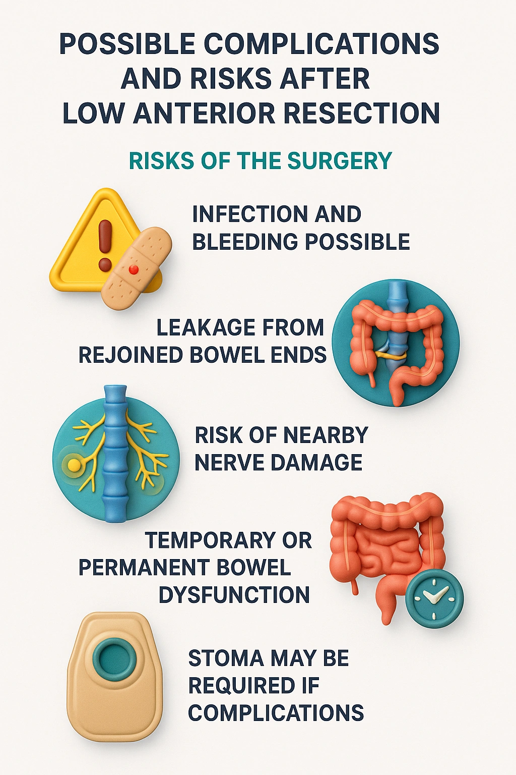 Possible Complications and Risk After Low Anterior Resection