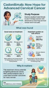 Efficacy and safety of Cadonilimab in the treatment of recurrentmetastatic and advanced cervical cancer a systematic review and meta-analysis.DOI 10.3389fimmu.2025.1729380