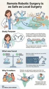 Reliability of urological telesurgery compared with local surgery multicentre randomised controlled trial.DOI 10.1136bmj-2024-083588