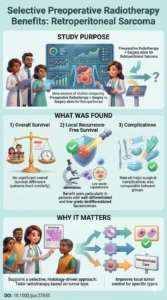 Preoperative Radiotherapy Plus Surgery Versus Surgery Alone for Patients with Retroperitoneal Sarcoma A Systematic Review and Meta-analysis.DOI 10.1002jso.27845
