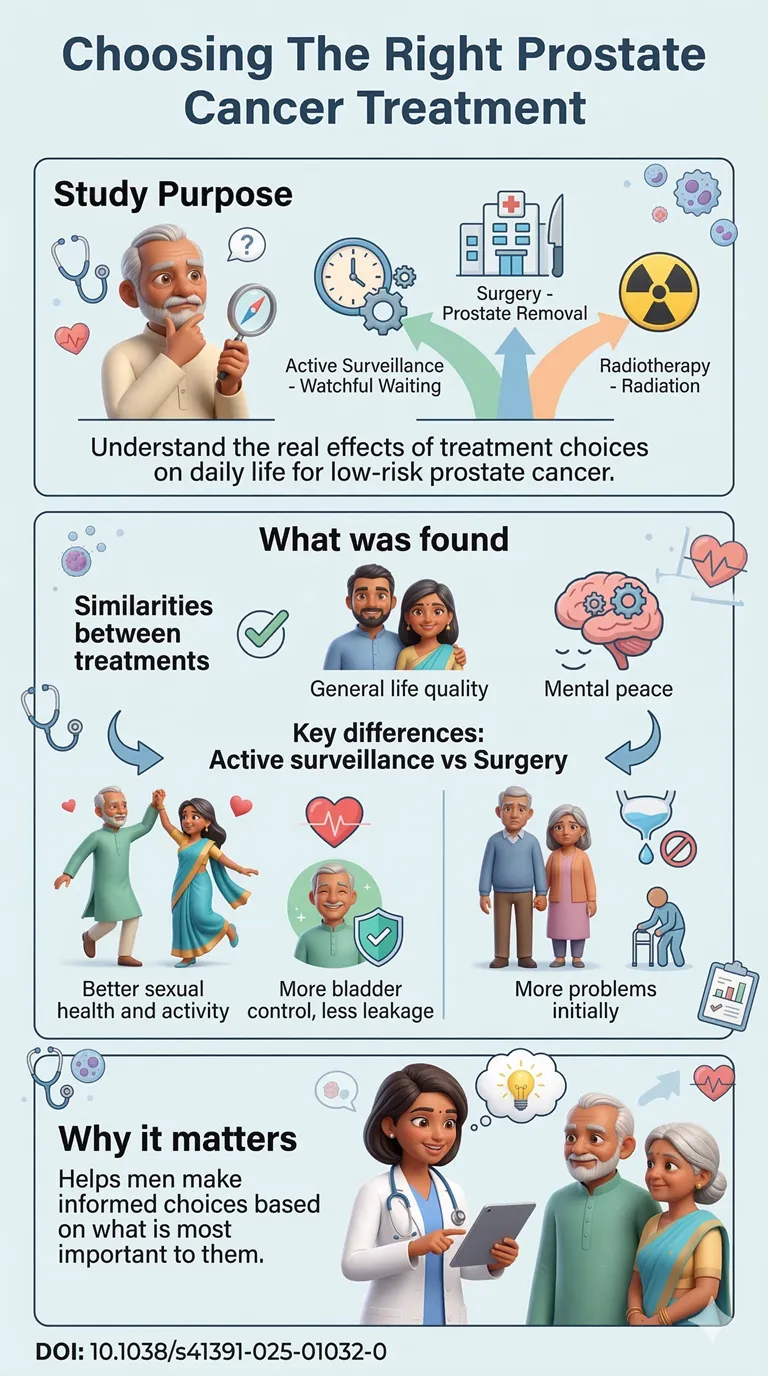 Quality of life in low-risk prostate cancer under active surveillance or following radical treatments the START cohort study.DOI 10.1038s41391-025-01032-0
