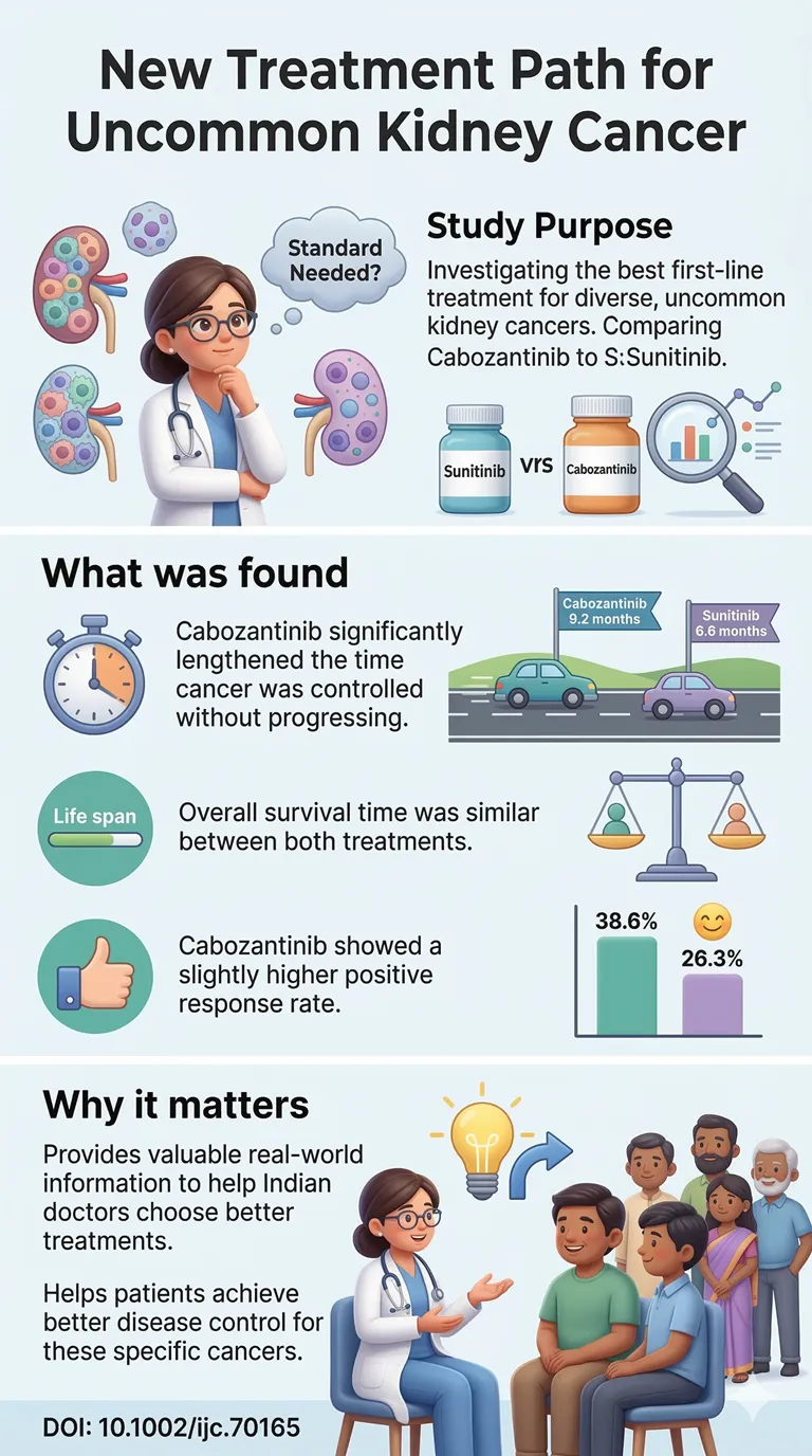 Cabozantinib May Control Rare Kidney Cancers Better Than Sunitinib