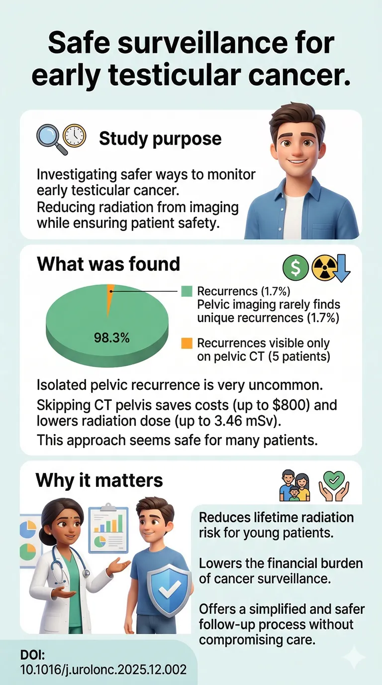 Pelvic Scans May Not Be Needed During Surveillance for Early Testicular Cancer