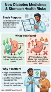 Gastric Neoplasm Risk with DPP-4 Inhibitors, GLP-1 Receptor Agonists, and SGLT2 Inhibitors Network Meta-Analysis of Randomized Trials.DOI 10.3390ijms27062619