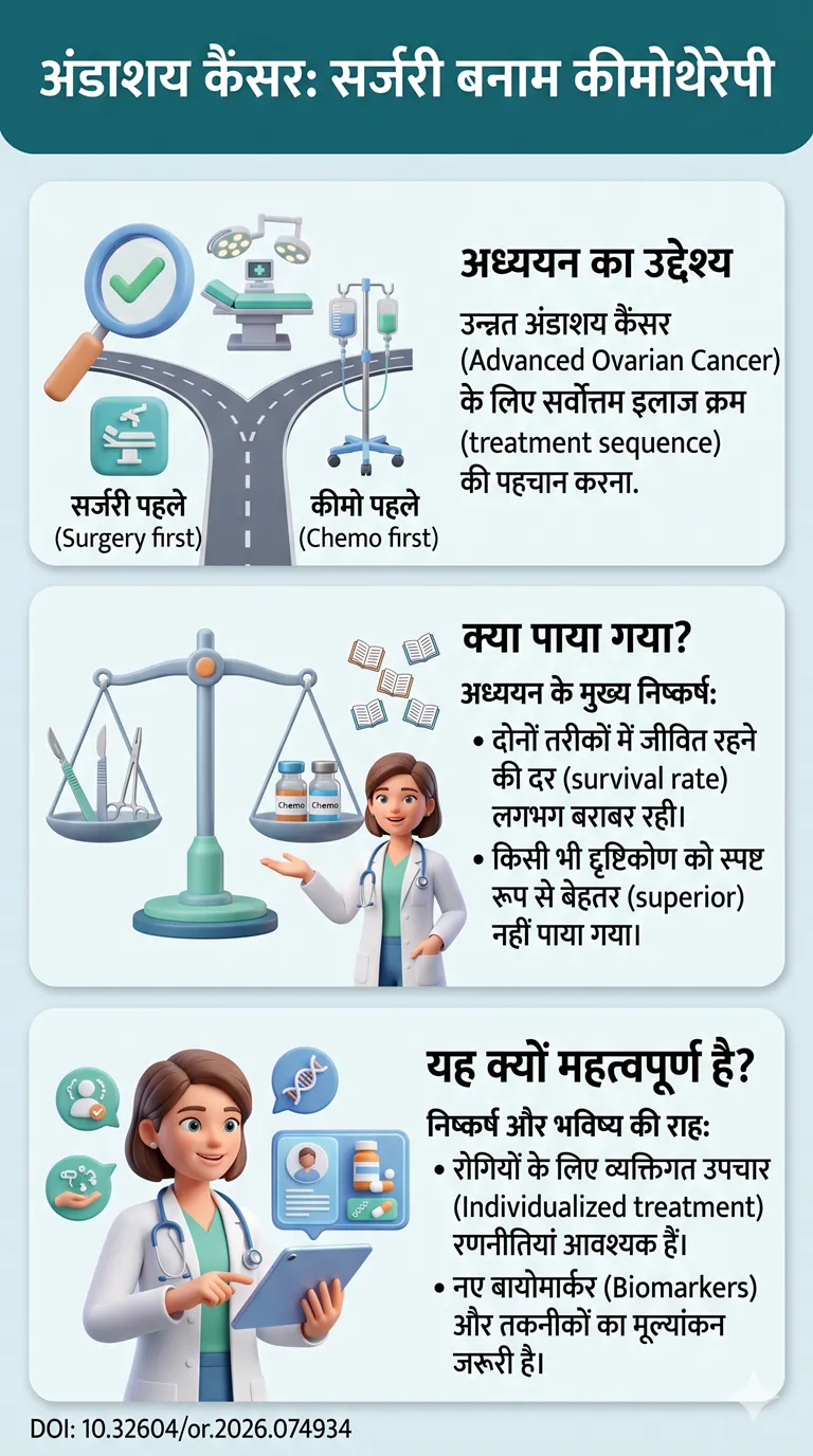 Primary Debulking Surgery Versus Neoadjuvant Chemotherapy in Advanced Ovarian Cancer DOI DOI 10.32604or.2026.074934